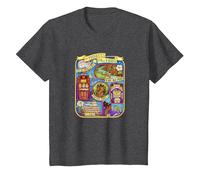 Disney Princess And The Frog Map T-Shirt, Kinder, Anthrazit Meliert, 152