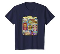 Disney Princess And The Frog Map T-Shirt, Kinder, Marineblau, 104
