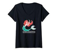 Disney Princess Ariel Dinglehopper T-Shirt mit V-Ausschnitt