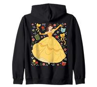 Disney Princess Belle Beauty and the Beast Collage Portrait Kapuzenjacke