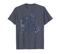 Disney Princess Jasmine Constelation T-Shirt, Herren, Blau Meliert, M