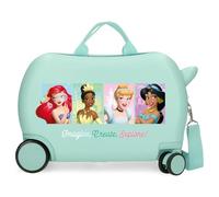 Joumma Disney Princess Kinderkoffer, Blau, 45 x 31 x 20 cm, starr, 1,8 kg, seitlicher Kombinationsverschluss, ABS, 1,8 kg, 27,9 l, Handgepäck, blau, Talla única, Kinderkoffer