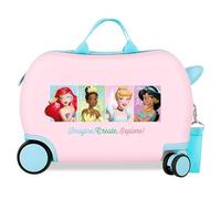 Disney Joumma Princess Kinderkoffer, Rosa, 45 x 31 x 20 cm, starr, 1,8 kg, ABS-Seitenkombinationsverschluss, 1,8 kg, 27,9 l, Handgepäck, Rosa, Talla única, Kinderkoffer