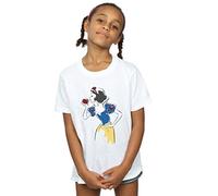 Disney Princess Mädchen Snow White Apple Glitter T-Shirt Weiß 9-11 Years