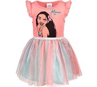 Disney Raya and The Last Dragon Little Mermaid Frozen Nightmare Before Christmas Mädchen Tüllkleid Kleinkind bis große Kinder, Vaiana, 7-8