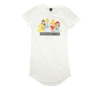 Disney Princess Princess Club Damen-Nachthemd Weiß XL | Klassische Charakter Nachtwäsche, Geschenkidee für Damen