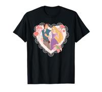 Disney Princess Rapunzel & Flynn Rider Valentine’s Day Heart T-Shirt