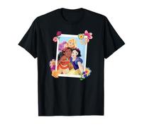 Disney Princess Rapunzel Moana Snow White Polaroid T-Shirt