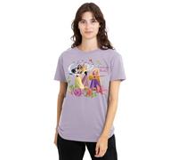 Disney Princess Snow White, Pocahontas, Sleeping Beauty Ladies T Shirt, Lavendar, Large