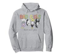 Disney Princess Villains Bad Girls Have More Fun Pullover Hoodie, Unisex für Erwachsene, Grau Meliert, S
