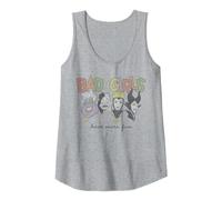 Disney Princess Villains Bad Girls Have More Fun Tank Top, Damen, Grau Meliert, XL
