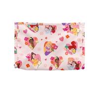 Disney Princesses - Kulturbeutel Ariel, Vaïana & Rapunzel - Großes Reißverschlussfach Lila - Märchenhaftes und praktisches Design - Reise- oder Badezimmer-Accessoire - Offizielles Disney-Produkt