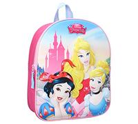 Disney Prinzessinnen 3D Kinderrucksack - Rosa Rosa -Einheitsgröße