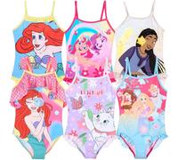 Disney Prinzessinnen - Badeanzug für Meer und Pool - Mädchen - Original Lizenzprodukt, 18267 Mlp komplett Fuchsia, 8 Jahre