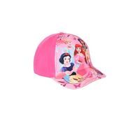 Disney Prinzessinnen Baseballkappe Mädchen, Sommer Mütze, Arielle, Rapunzel, Schneewittchen, Jasmin und Aschenputtel Design, Geschenk für Mädchen | Fuchsia