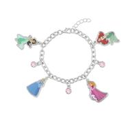 Disney Prinzessinnen-Charm-Armband BH00248RRUL-65.PH, Einheitsgröße, Metall, Kein Edelstein