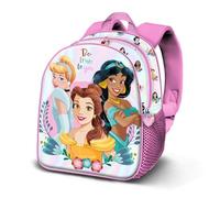 Disney Prinzessinnen Floral-Elite 3D Rucksack, Rosa, 25 x 30 cm, Kapazität 7 L