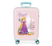 Disney Prinzessinnen Kabinenkoffer, Rosa, 38 x 55 x 20 cm, Borsa, 55.00 x 34.00 x 20.00 cm, Rapunzel