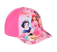 Disney-Prinzessinnen Schirmmütze für Kinder, verstellbar, UV-Schutz, fuchsia, 54-55