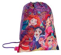 Disney Prinzessinnen-Turnbeutel mit Kordelzug für Mädchen, Trainer, Schwimmtasche für Kinderzimmer, violett, Einheitsgröße, Beutel mit Kordelzug