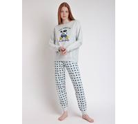 Disney Pyjama "Disney" in Hellgrau - Größe XL | Damen Loungewear