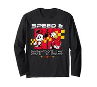 Disney Racing Minnie & Daisy Speed & Style Race Car Drivers Langarmshirt