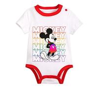 Disney Rainbow Collection Mickey Mouse Bodysuit for Baby, Size 0-3 Months
