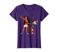 Disney Ralph Breaks the Internet Vanellope and Moana T-Shirt T-Shirt, Damen, Violett, XL