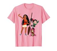 Disney Ralph Breaks the Internet Vanellope and Moana T-Shirt T-Shirt, Herren, Rosa, L