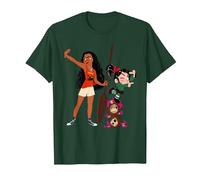 Disney Ralph Breaks the Internet Vanellope and Moana T-Shirt T-Shirt, Herren, Waldgrün, S