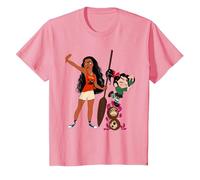 Disney Ralph Breaks the Internet Vanellope and Moana T-Shirt T-Shirt, Kinder, Rosa, 128