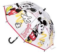 Disney Regenschirm für Kinder mit Frozen, Mickey, Minnie und Stitch - Kinderschirm wind- und wasserfest mit buntem Design und ergonomischem Griff