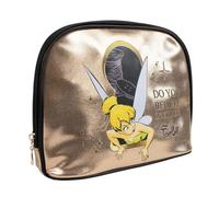 Kulturbeutel für Reisen, Tinker Bell, gold