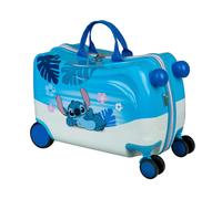 Undercover - Stitch Ride-on Trolley - Kindergepäck zum Draufsitzen - Belastbar bis 50 kg - mit praktischen Tragegriffen - Stabiler Reisekoffer für Kinder