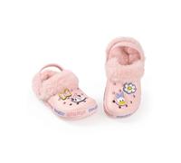 Disney Rosa Minnie Maus Mädchen-Clogs | Fellgefüttert mit Minnie- und Daisy-Charakterdesign | Freizeitschuhe für alltägliche Abenteuer | Bequeme Kinderschuhe Merch
