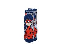 Disney Rutschfeste Socken für Kinder - Mädchensocken Ladybug - Kindersocken, grau, 27-30