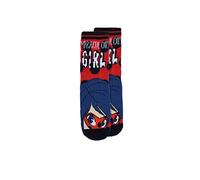Disney Rutschfeste Socken für Kinder - Mädchensocken Ladybug - Kindersocken, rot, 31-34
