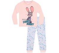 Disney Schlafanzüge Für Mädchen, Schlafanzug Mädchen, Schlafanzug Kinder, Zootropolis Kinderpyjamas, Rosa 158