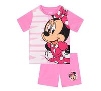 Disney Schlafanzug, Minnie Mouse Schlafanzug Mädchen, Sommer Schlafanzüge Für Mädchen, Minnie Mouse Pyjama Kinder, Rosa 128