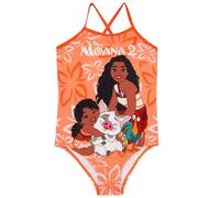 Disney Schwimmanzug Mädchen | Moana 2 Badeanzug Kinder Mädchen | Vaiana Schwimmanzug Kinder | Orange 140