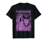 Disney Sleeping Beauty Aurora Maleficent Purple Flame Poster T-Shirt