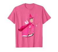 Disney Sleeping Beauty Flora Fairy Pink T-Shirt, Herren, Rosa Meliert, M