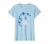 Disney Sleeping Beauty Princess Aurora Blue Flowers T-Shirt T-Shirt