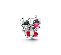 Disney Slide-Charm Stitch aus 925er Silber mit Emaille