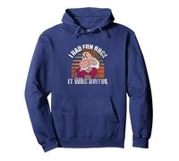 Disney Snow White Grumpy I Had Fun Once It Was Awful Pullover Hoodie, Unisex für Erwachsene, Marineblau, L