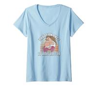 Disney Snow White Grumpy I Had Fun Once It Was Awful T-Shirt mit V-Ausschnitt