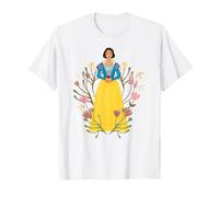 Disney Snow White Posing With A Red Apple Profile Portrait T-Shirt