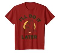 Disney Snow White Sleepy I'll Do It Later Humor T-Shirt