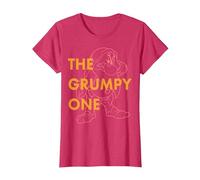 Disney Snow White The Grumpy One Graphic T-Shirt T-Shirt, Damen, Rot Meliert, XXL