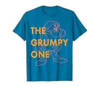 Disney Snow White The Grumpy One Graphic T-Shirt T-Shirt, Herren, Saphir, 3XL
